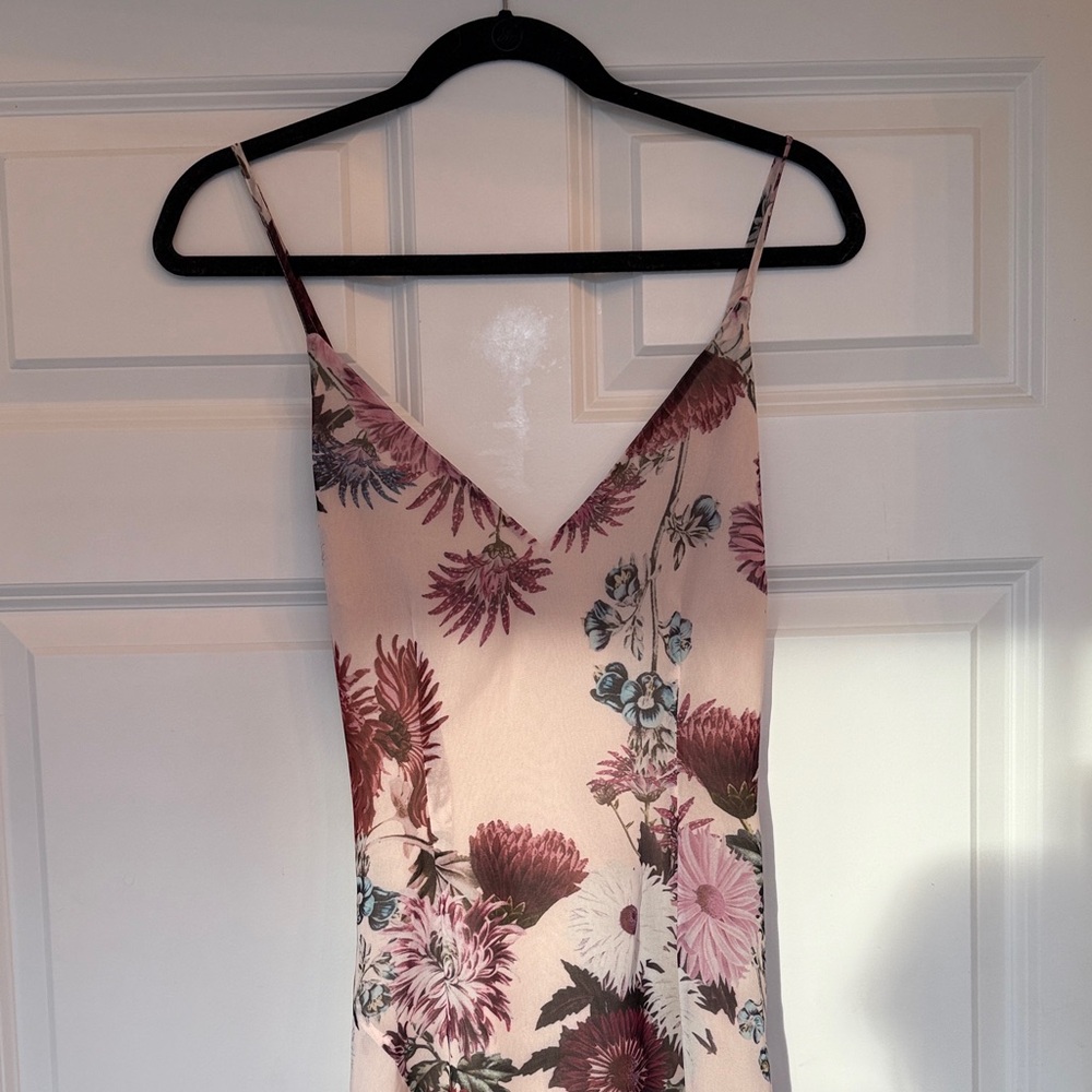 Floral Spaghetti Strap Midi Dress